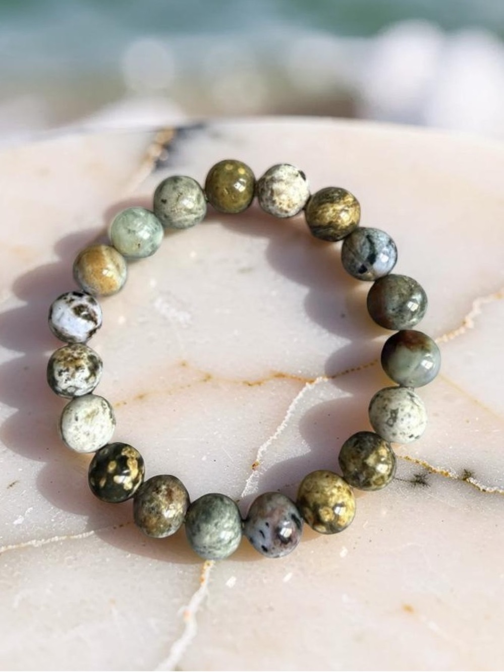 10mm Ocean Jasper Bracelet 🌊